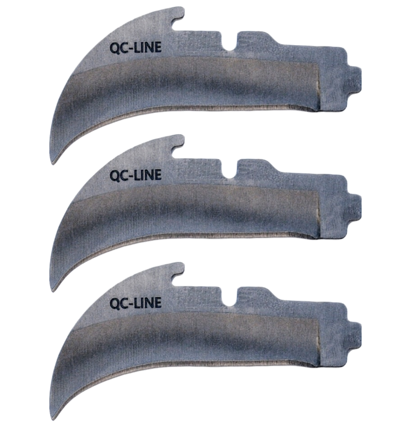 Lockback Quick-Change 3pc Lineman Pointed Blade Pack