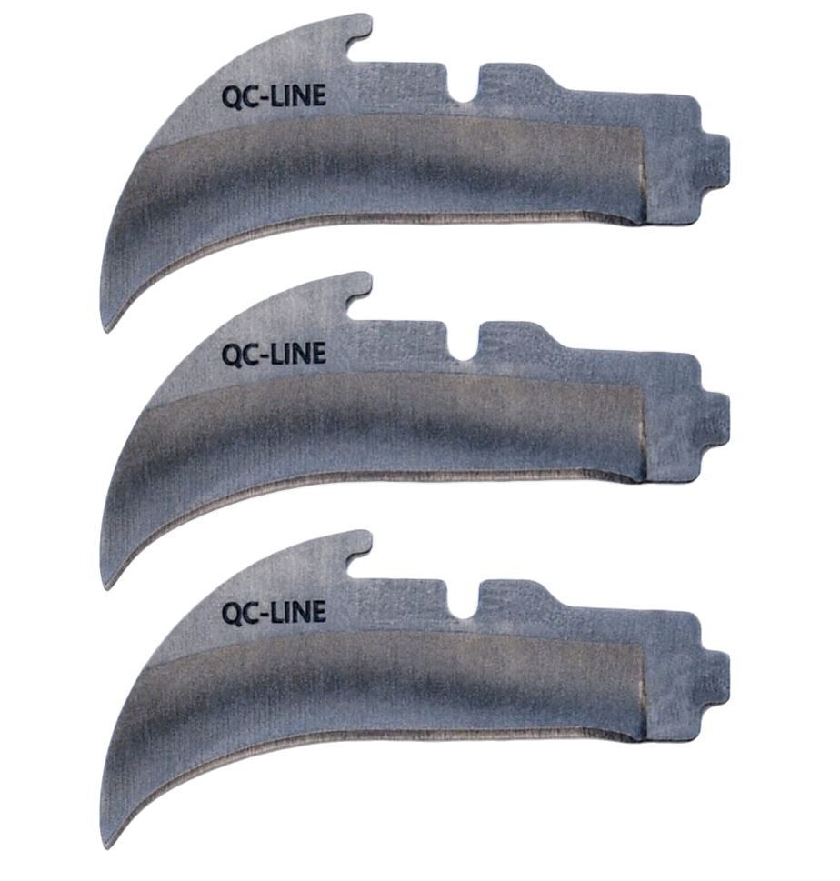 Lockback Quick-Change 3pc Lineman Pointed Blade Pack