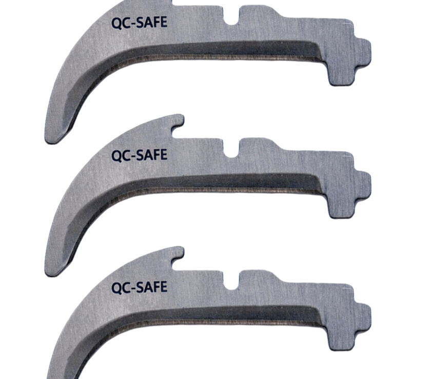 Lockback Quick-Change 3pc Lineman Safety Blade Pack