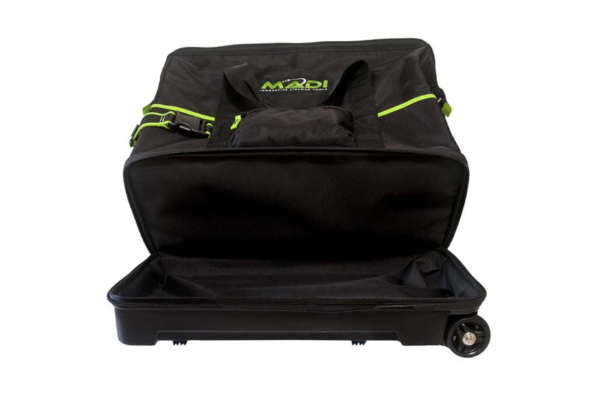 MADI Lineman Dual Compartment Tool & Gear Bag w/ Wheels