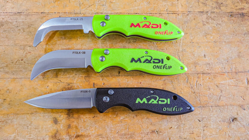 OneFlip™ Safety Blade Lineman Knife