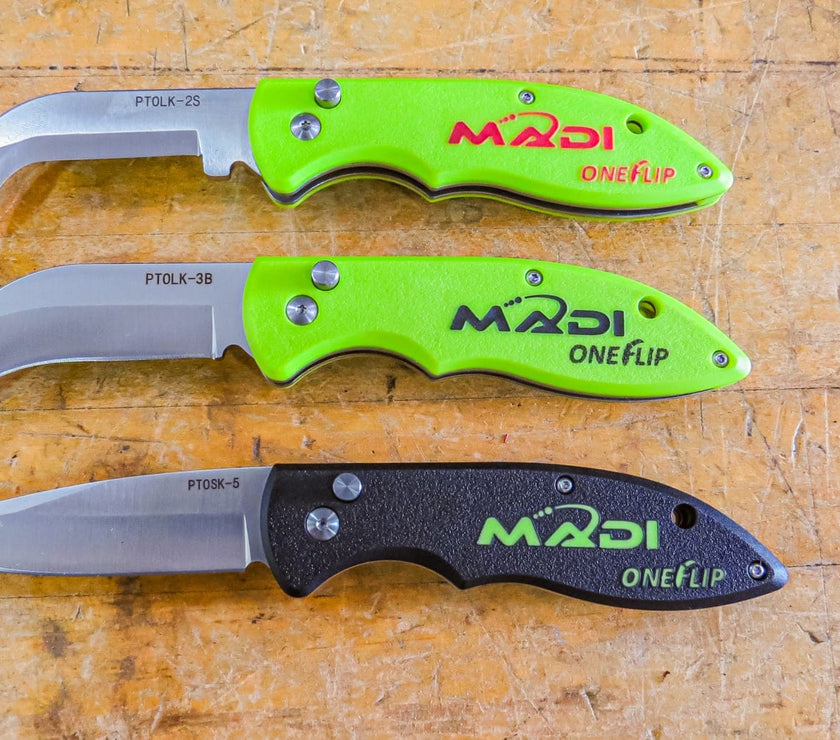 OneFlip™ Safety Blade Lineman Knife